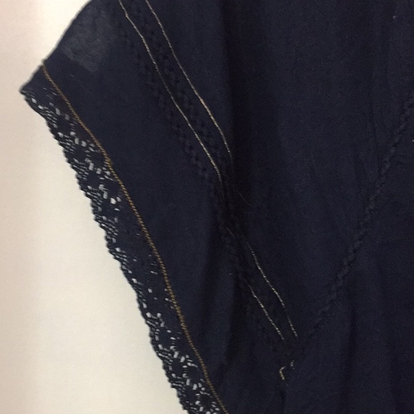 Jessica Simpson Navy Blue Boho Top 2for$10 - Picture 5 of 12